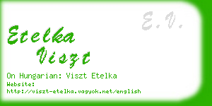 etelka viszt business card